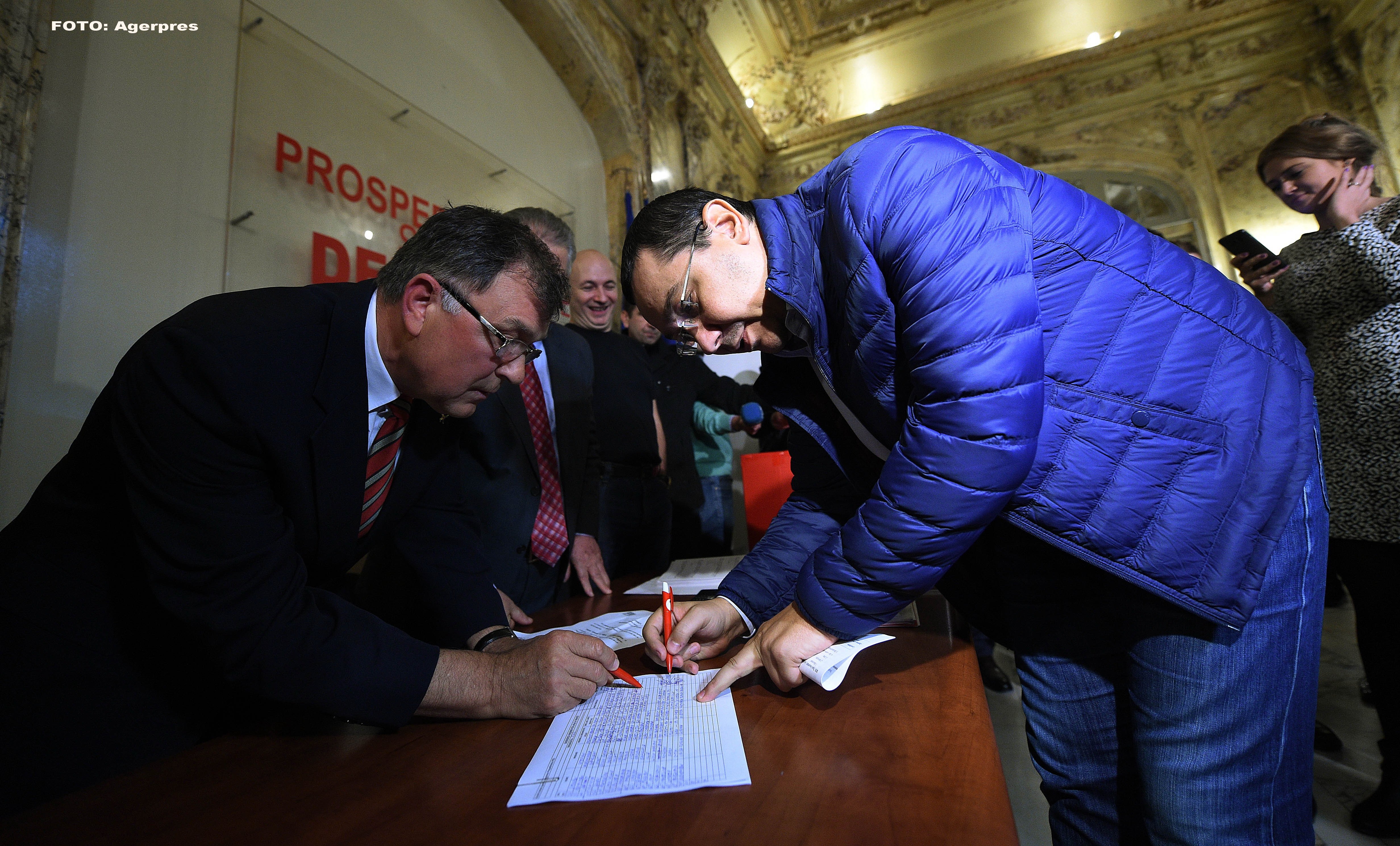 Liviu Dragnea, Victor Ponta - AGERPRES