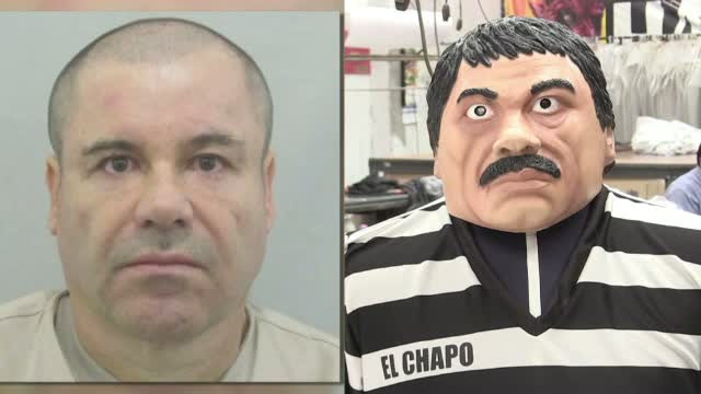 "El Chapo", cel mai cautat fugar, devine tot mai popular in Mexic. Mastile de Halloween cu Joaquin Guzman se vand pe banda
