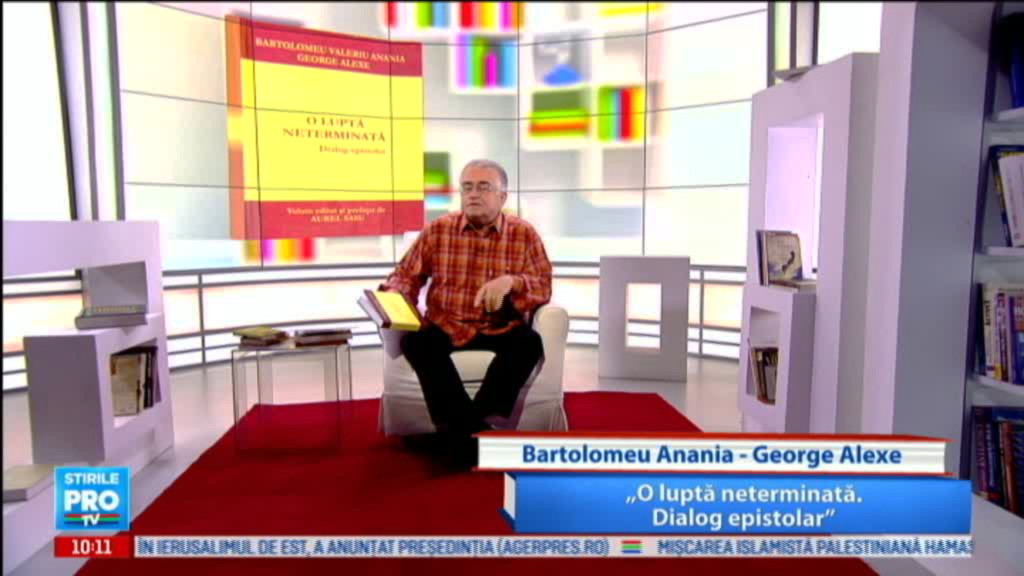 Omul care aduce cartea: Bartolomeu Anania – George Alexe, “O lupta neterminata. Dialog epistolar”