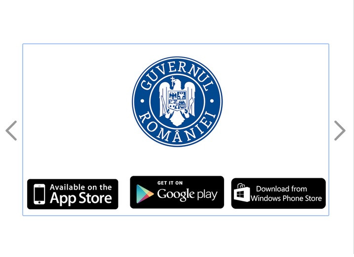 Guvernul Romaniei a lansat o aplicatie mobila pentru Android, iOS si Windows Phone