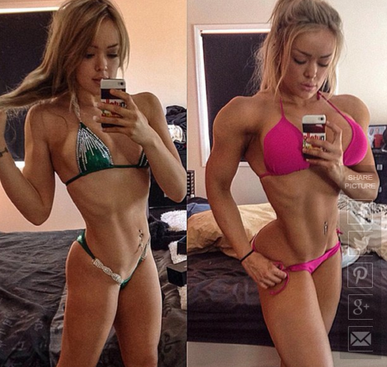 Face sport timp de 4 ore, in fiecare zi. Cum arata aceasta tanara de la gat in jos. FOTO