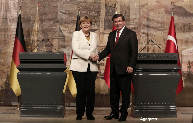 Intelegerea la care au ajuns Merkel si premierul de la Ankara. Ce primeste Turcia in schimbul stoparii afluxului de imigranti