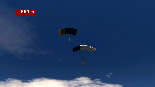 ANIMATIE GRAFICA. Cum s-a produs accidentul de la Clinceni, in care 2 parasutisti au murit