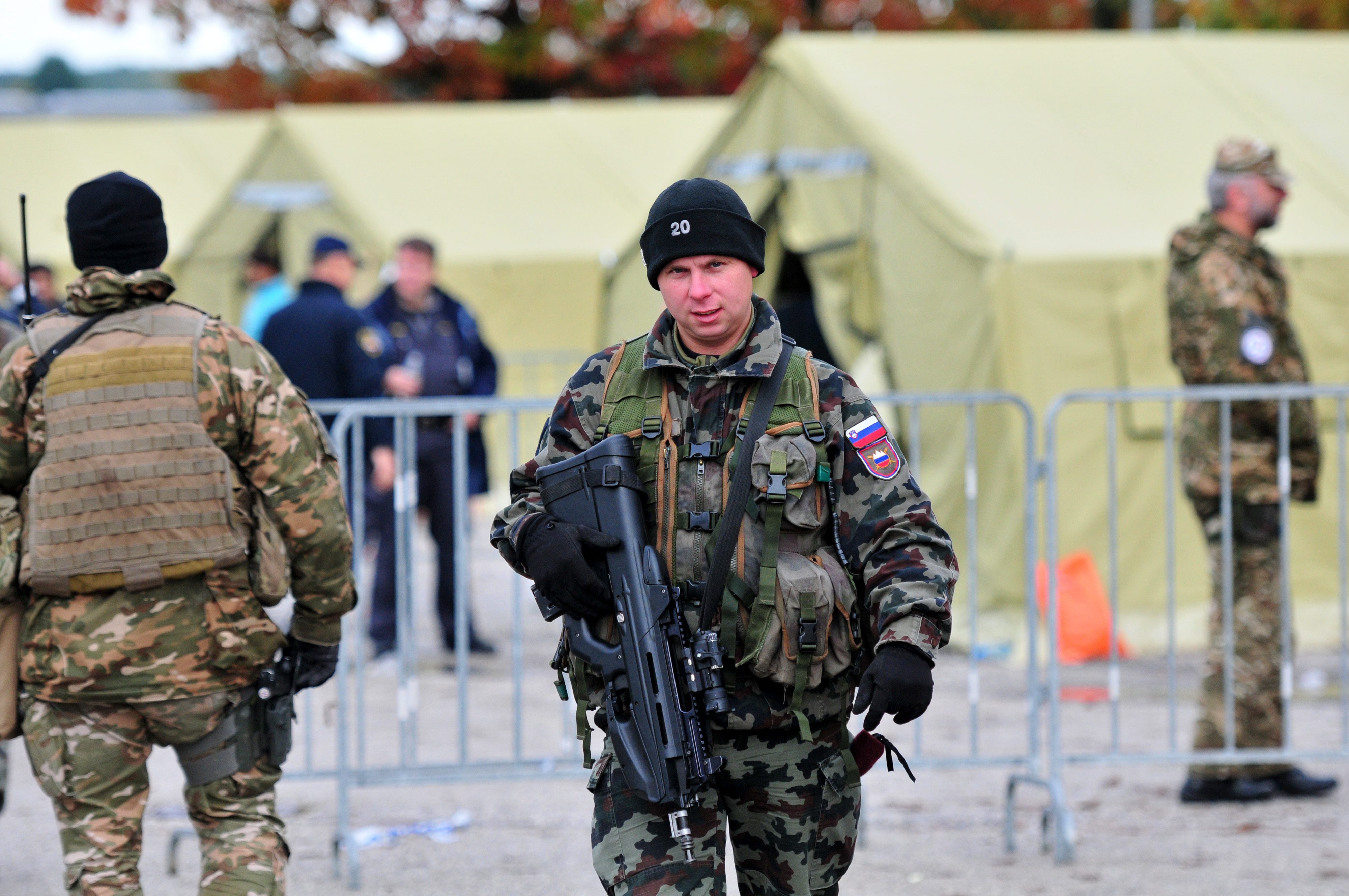 migranti slovenia, armata