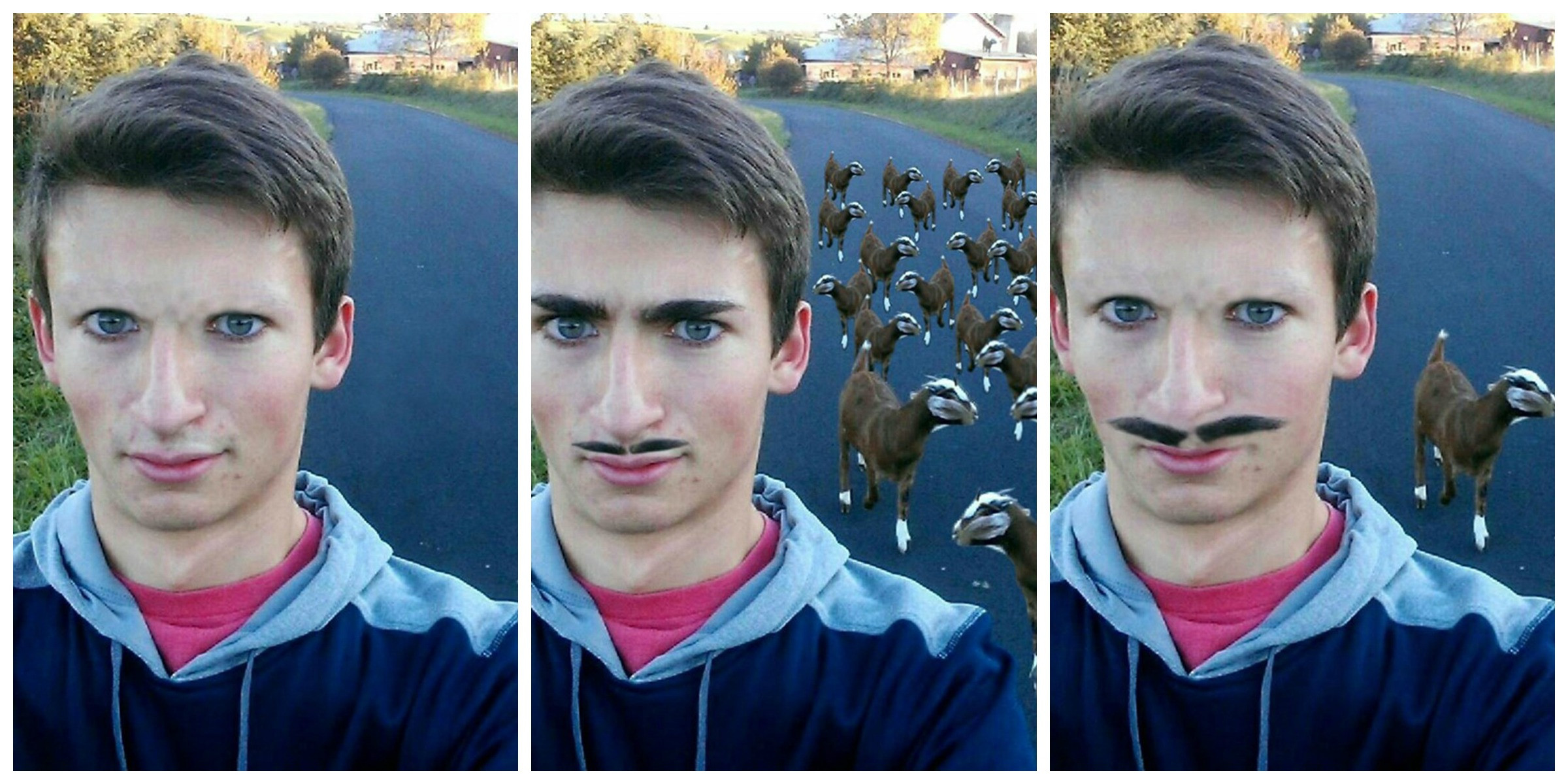 Si-a facut un selfie, dar nimeni nu a observat detaliul amuzant pe care voia el sa-l surprinda. Ce s-a intamplat cu poza apoi