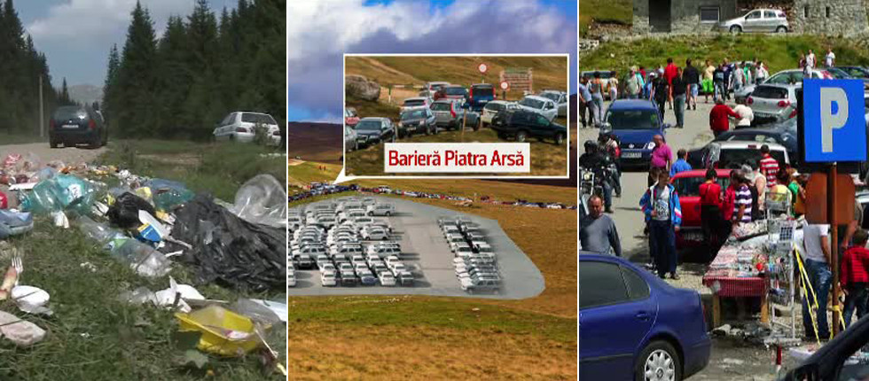 Strategiile de turism transforma Bucegii intr-o mare parcare. "Daca am strange toate pet-urile din padure, am fi milionari"