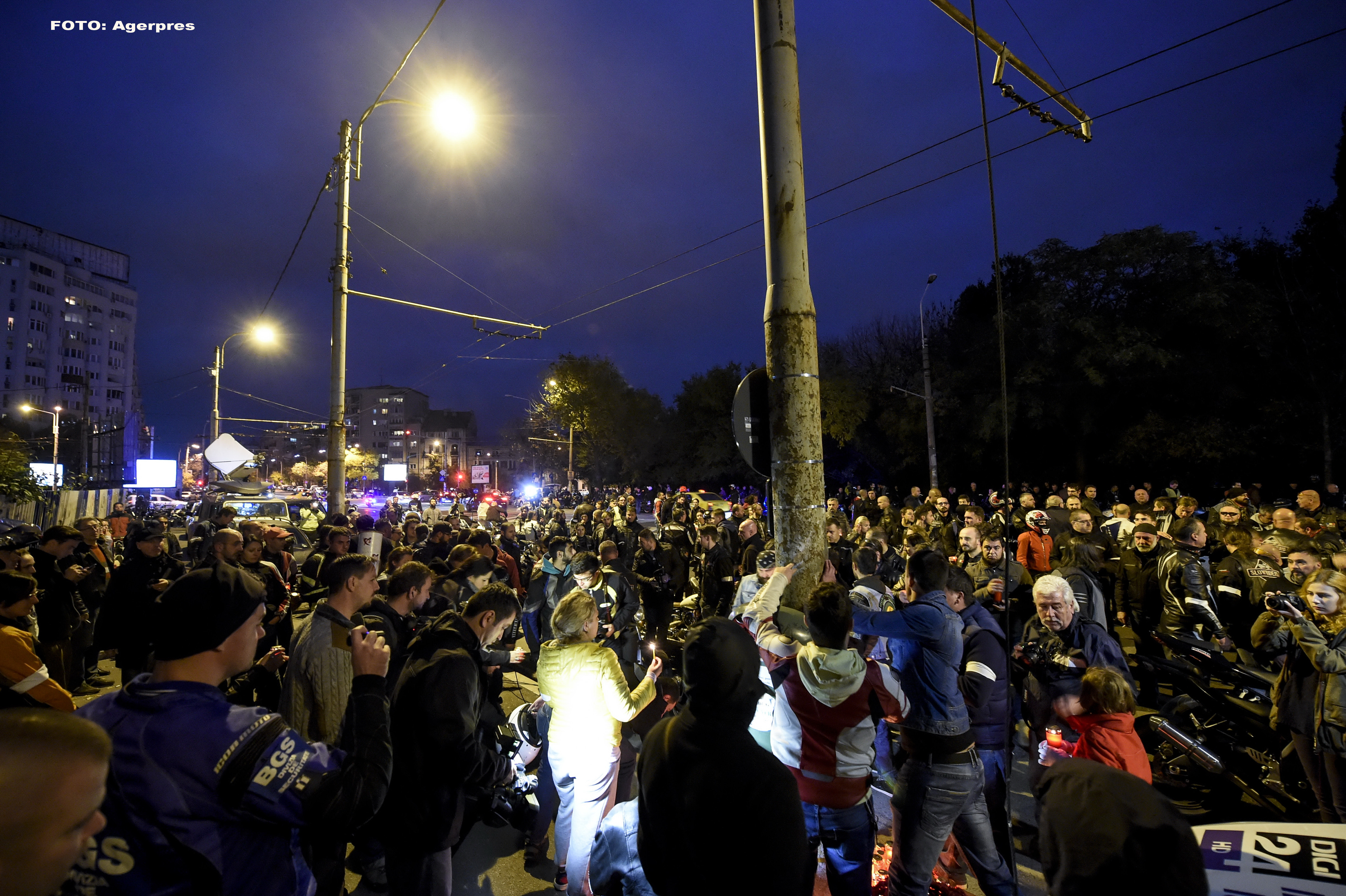 Mars al motociclistilor - AGERPRES