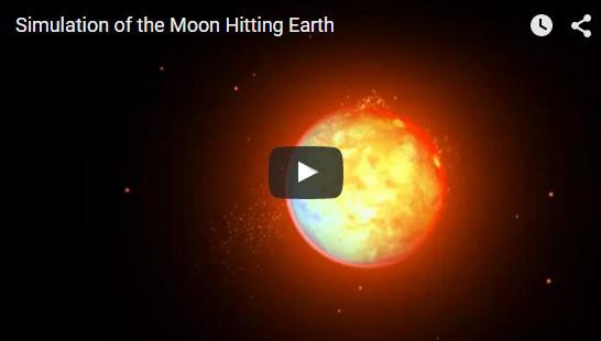 VIDEO Ce s-ar intampla daca Luna ar lovi Pamantul (simulare)