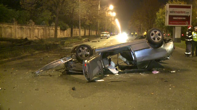 Doliu in lumea sportiva. Cine se afla la volanul masinii care s-a rasturnat pe Bd. 13 Septembrie