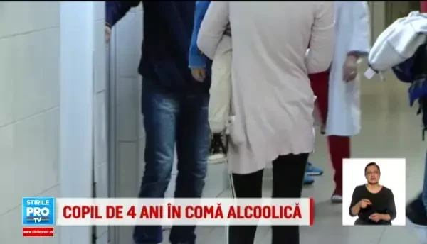 Un baiat de 4 ani a ajuns in coma alcoolica la spital. Medicii s-au speriat cand i-au vazut concentratia de alcool in sange