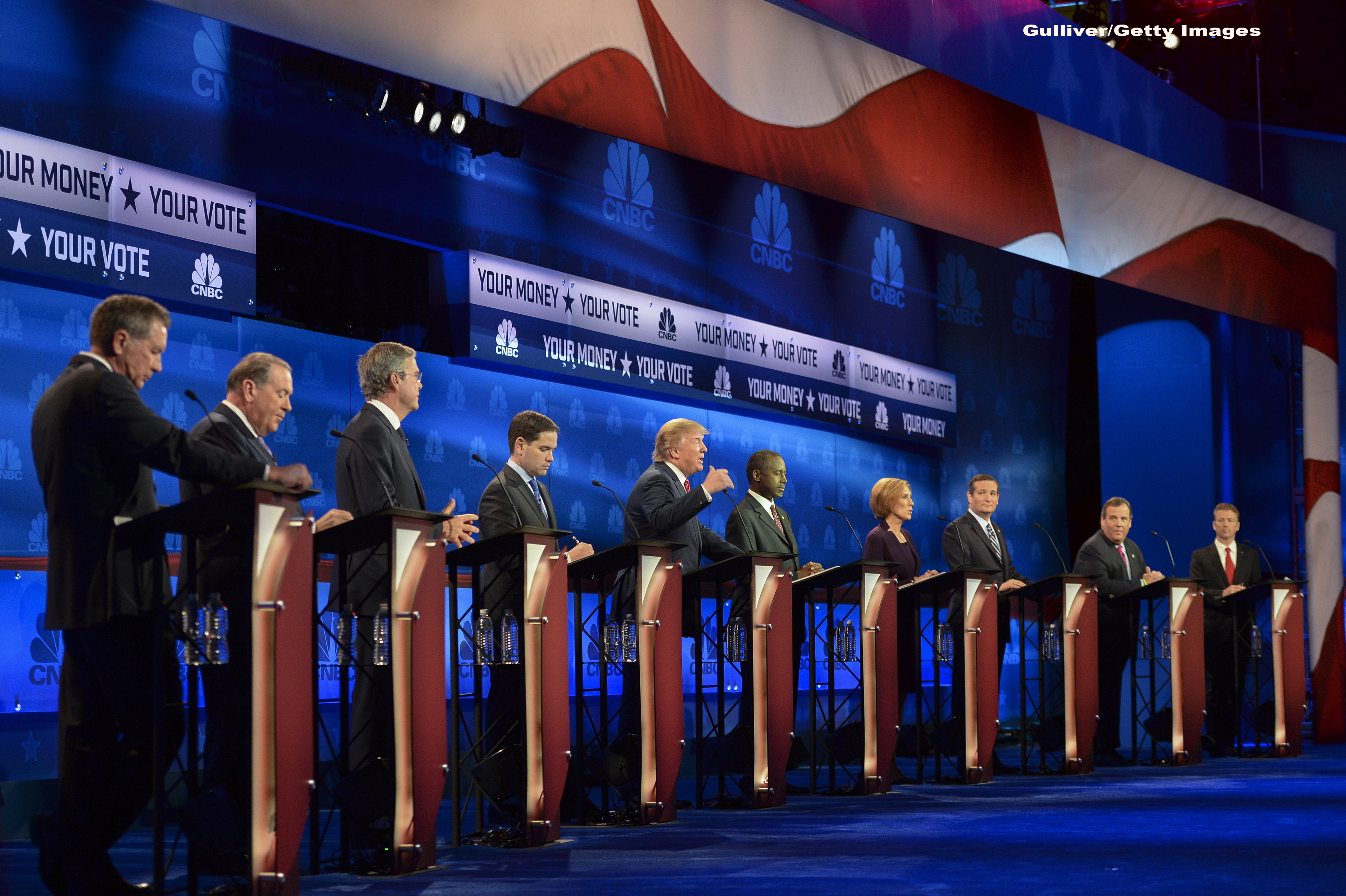 Scandal la CNBC. Candidatii republicani la nominalizarea pentru alegerile prezidentiale din SUA au atacat presa