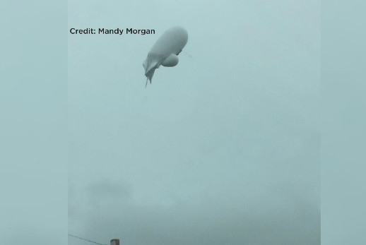 Un aerostat militar a distrus reteaua de electricitate, dupa ce a zburat in deriva ore in sir, in Pennsylvania