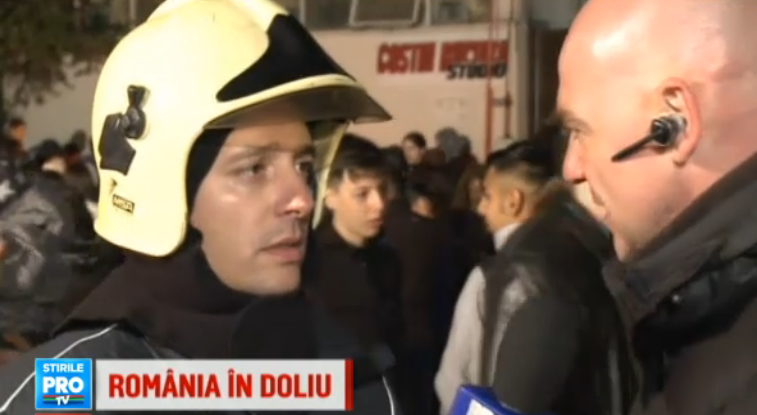 Pompierii au ramas marcati de ce-au vazut in Colectiv. Stefan Olteanu: "O imagine ca asta nu iti iese din cap o viata"
