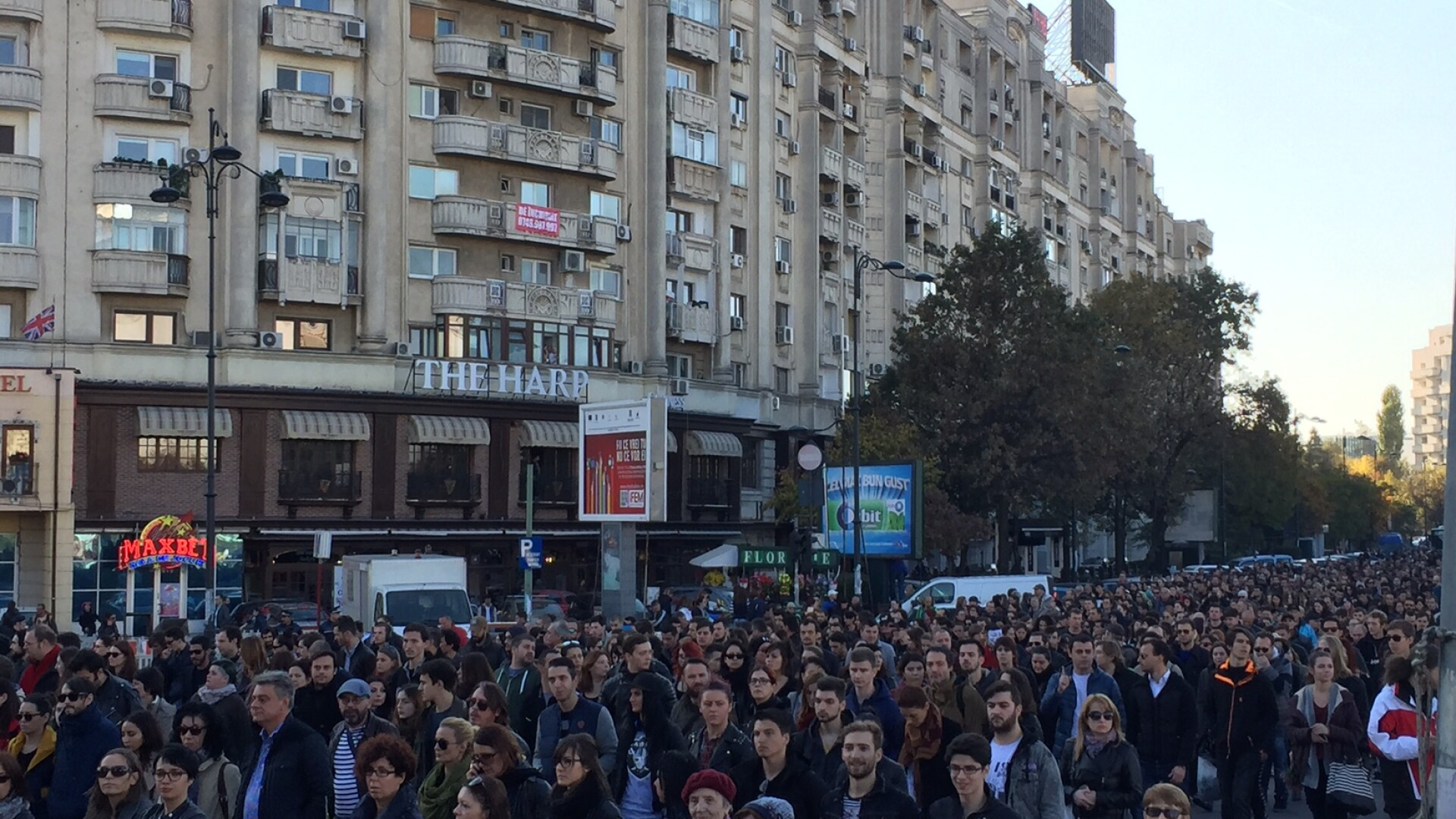 marsul tacerii, capitala