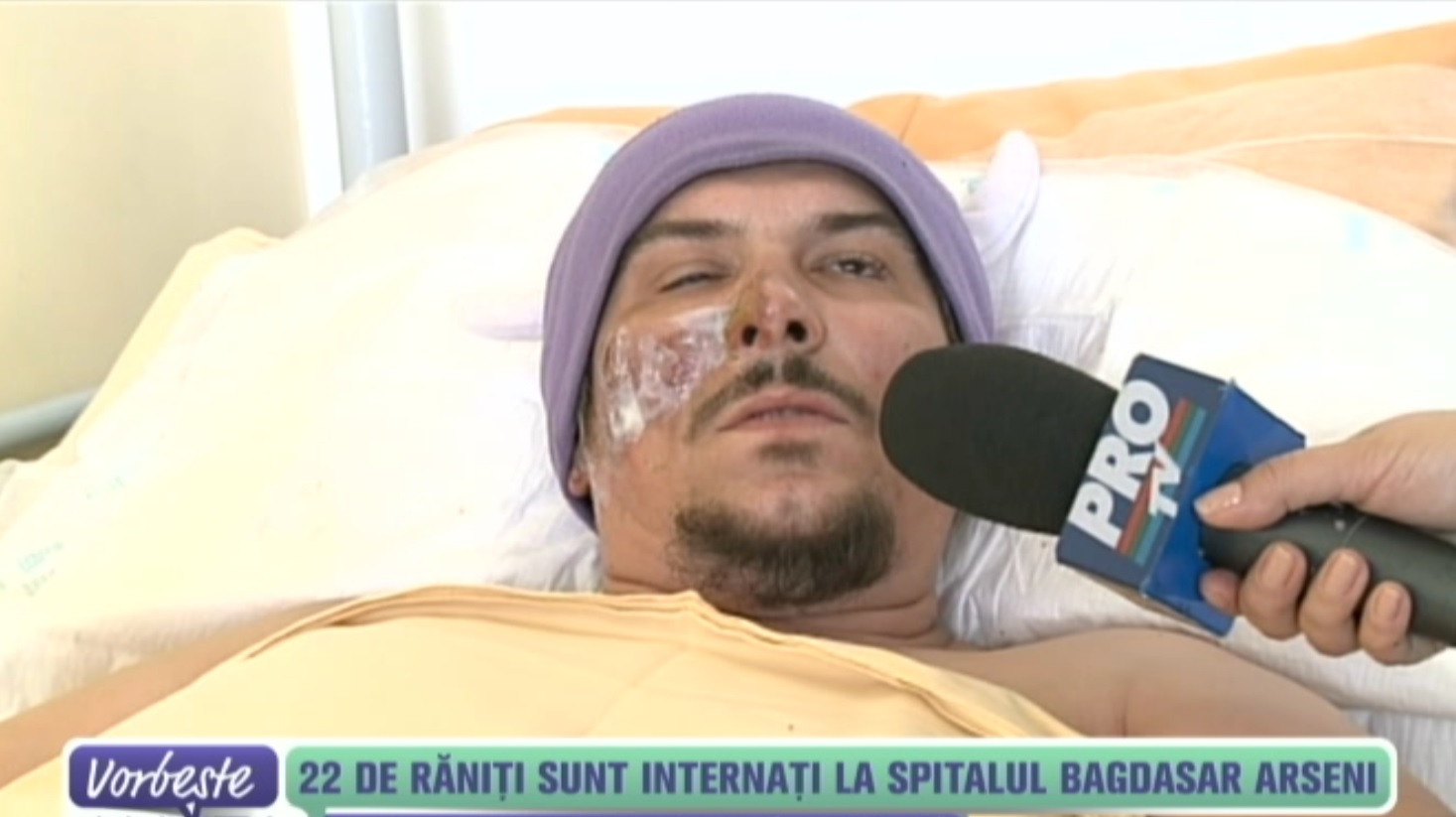 "Doua maini salvatoare, nu stiu ale cui, m-au scos din Infern". Un supravietuitor povesteste de pe patul de spital cosmarul