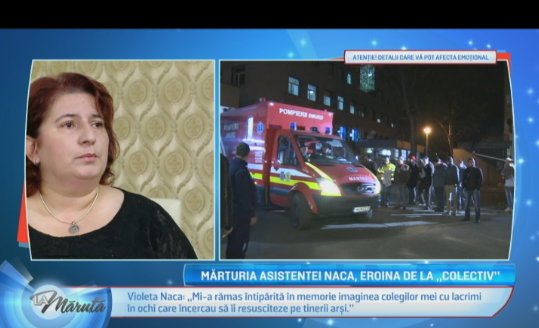 Confesiunile tulburatoare ale Violetei, asistenta pe care noaptea de vineri a marcat-o pe viata: "Erau imagini apocaliptice"