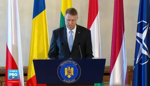 Klaus Iohannis dupa reuniunea de la Bucuresti. Sustinem prezenta sporita a SUA in Europa - militar, economic si politic