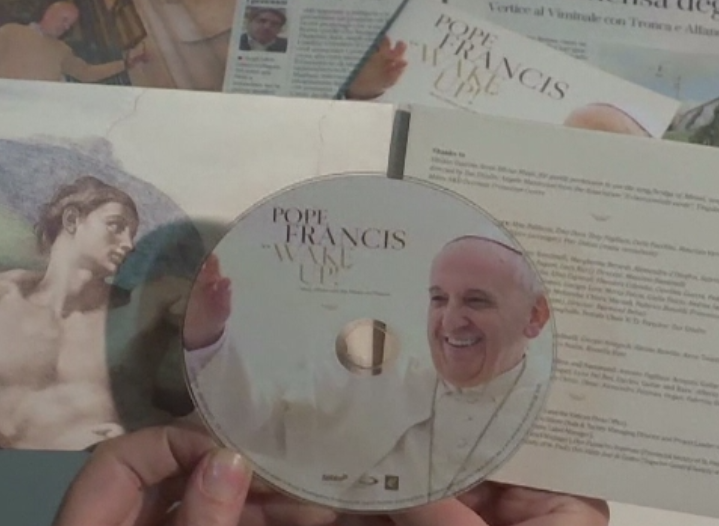 Vocea Papei Francisc, folosita pe un album de rock progresiv. Pontiful a fost de acord