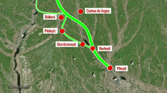 Cele 5 variante de traseu pentru autostrada Pitesti-Sibiu, prezentate public. Forumul oficial unde puteti sa le comentati