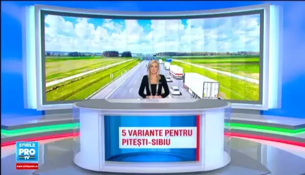 Cele 5 variante de traseu pentru autostrada Pitesti-Sibiu, prezentate public. Forumul oficial unde puteti sa le comentati
