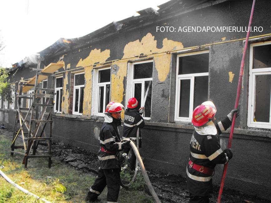 incendiu urziceni Grup Scolar