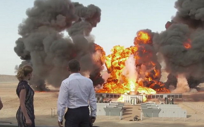 SPECTRE a intrat in Cartea Recordurilor pentru cea mai mare explozie dintr-un film