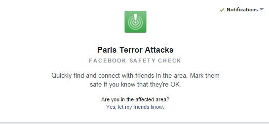 Atentate de la Paris. Facebook activeaza o aplicatie pentru ca utilizatorii sa anunte ca sunt "in siguranta"