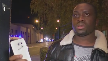Un tanar, martor la un atentat din Paris, a scapat teafar datorita telefonului sau. Cum l-a aparat de srapnel. VIDEO