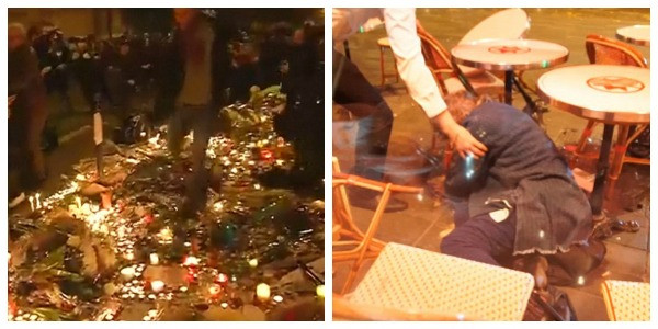 Momentele in care, stapaniti de confuzie, parizienii s-au calcat in picioare in urma unor alerte false. Unii au sarit in Sena