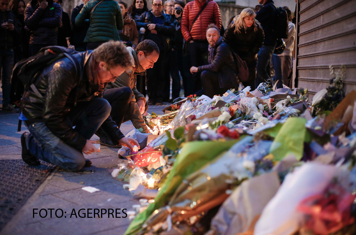 "Minutul de tacere al Europei". Victimele atacurilor din Paris, comemorate in toate tarile Uniunii