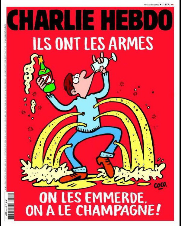 Cum arata coperta de miercuri a revistei Charlie Hebdo. "Este singurul raspuns pe care noi il putem da teroristilor"