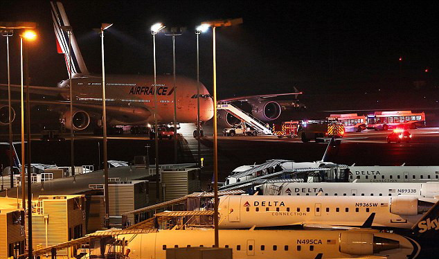 Doua zboruri Air France spre Paris , obligate sa-si schimbe ruta dupa o alerta anonima cu bomba