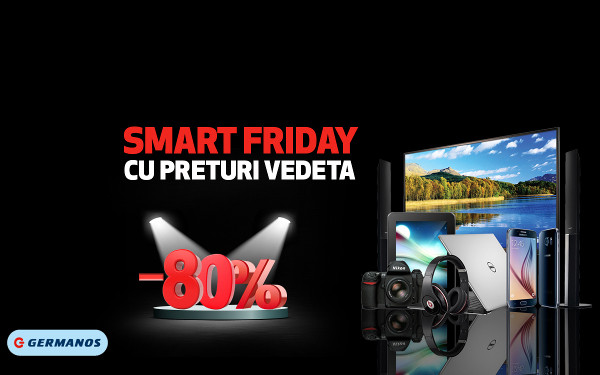 (P) BLACK FRIDAY 2015. Reduceri de 80% la Clickshop.ro si Germanos.ro