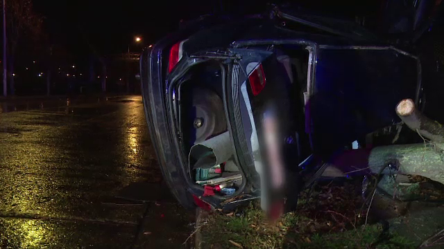 A smuls cu masina un copac de la marginea drumului, apoi s-a infipt intr-un gard. Un tanar a murit dupa accidentul din Vaslui