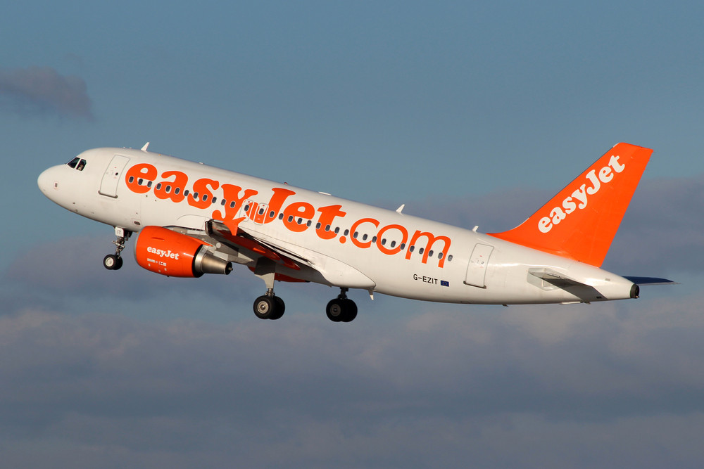 Alerta falsa cu bomba la bordul unui avion EasyJet. Politia a arestat doi barbati