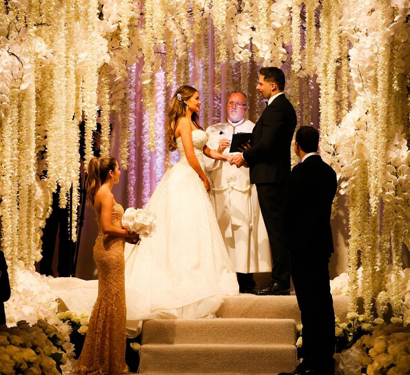 Imagini inedite de la nunta Sofiei Vergara cu actorul Joe Manganiello. Artistul care a incins atmosfera la petrecere