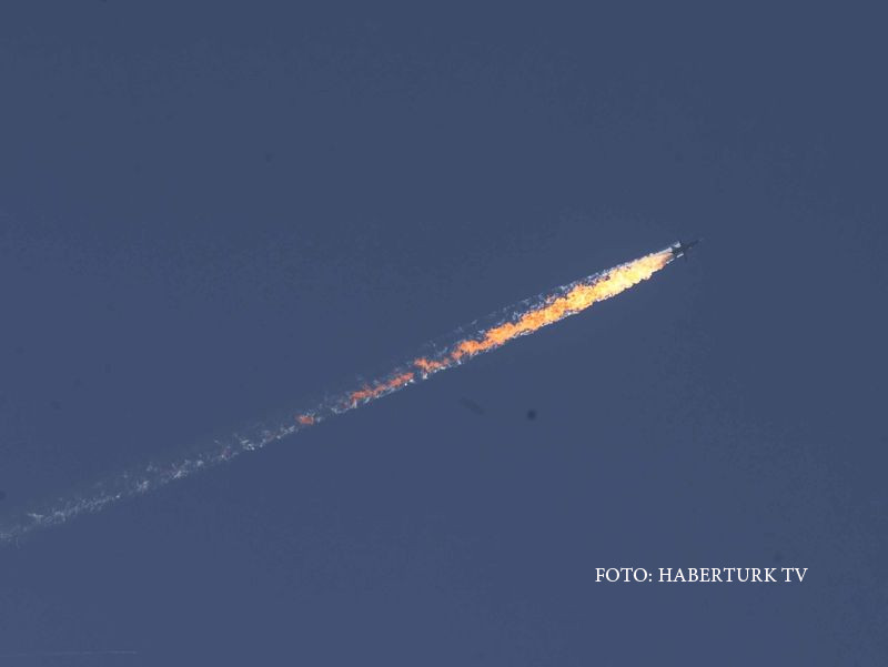 Cum a doborat armata turca un avion rusesc. Imaginile tulburatoare aparute in urma cu putin timp: VIDEO
