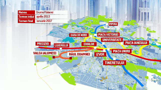 Metroul din Drumul Taberei, gata cel mai devreme in 2017, cu o intarziere de "numai" 4 ani. Autoritatile au insa o veste buna