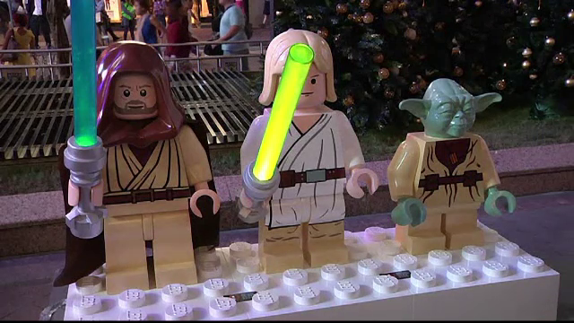 Darth Vader, Storm Troopers sau Yoda, varianta din LEGO. "Omagiul" adus de fanii seriei Razboiul Stelelor, la Hong Kong