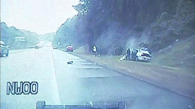 Trei hoti de haine din SUA au provocat o urmarire riscanta pe autostrada. Ce a urmat dupa ce au pierdut controlul volanului