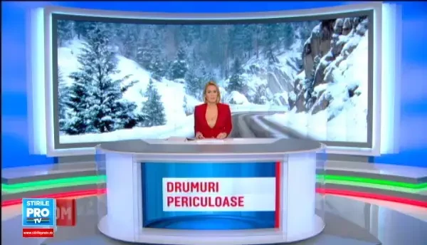 Trafic ingreunat si restrictii de circulatie pe mai multe drumuri nationale, din cauza zapezii. Zonele afectate de ninsoare