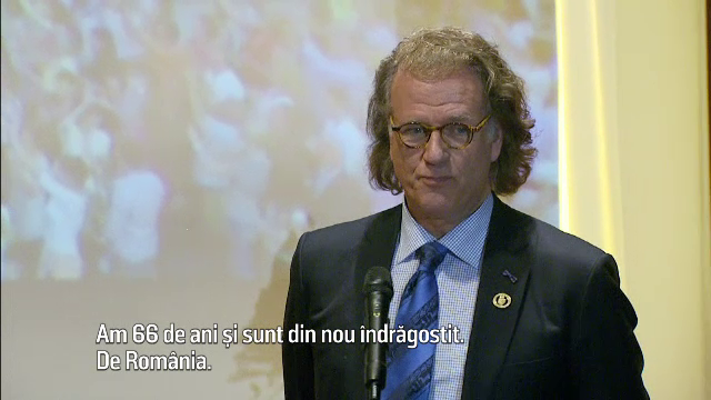 Andre Rieu a devenit ambasador onorific al Bucurestiului. Gestul pe care il face pentru tinerii raniti in Clubul Colectiv