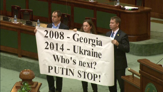 Seful Dumei rusesti, interzis in UE, a primit derogare pentru a veni la Bucuresti. Vizita controversata s-a lasat cu scandal