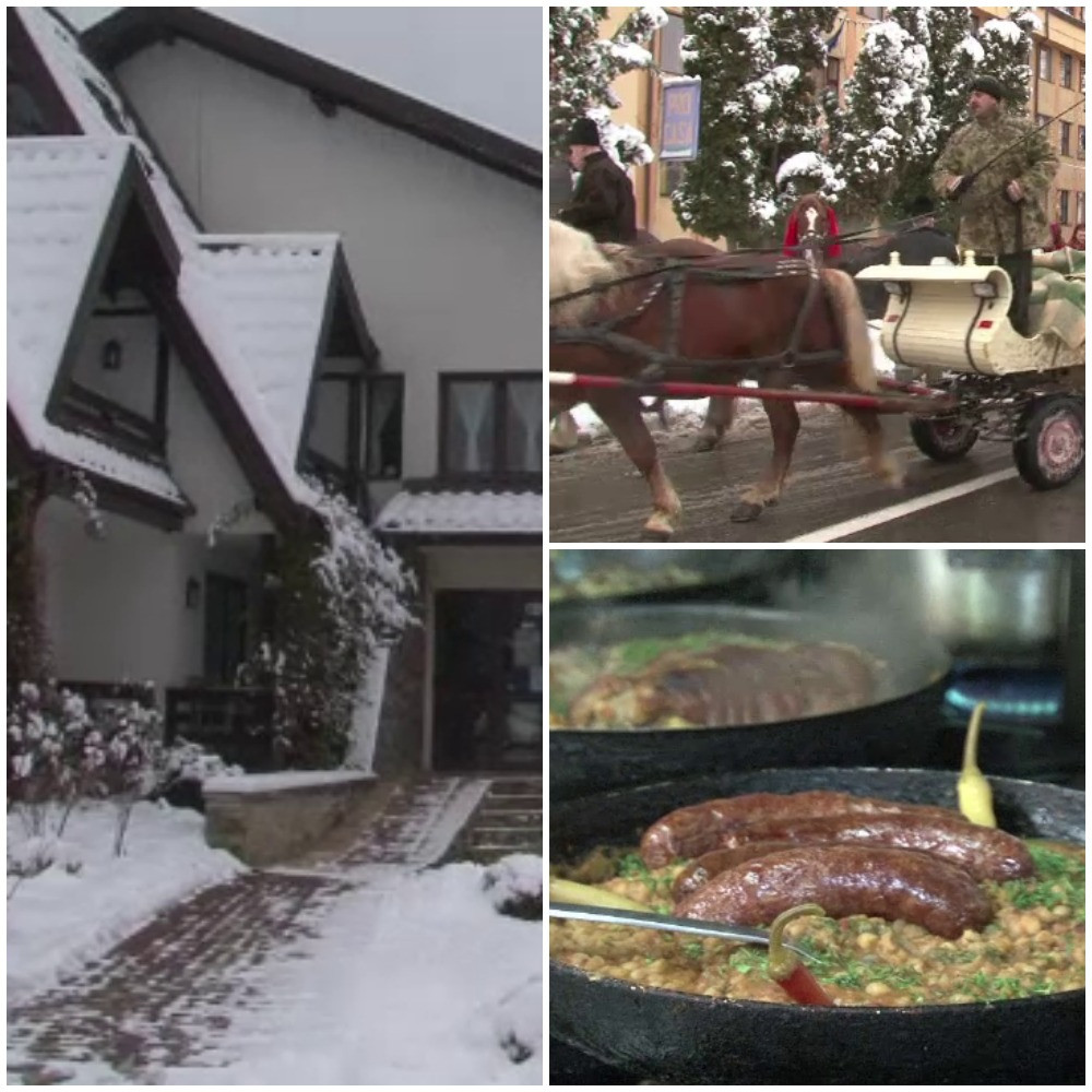 Turistii au umplut pensiunile din Bucovina in vacanta de 1 Decembrie. "Am venit pentru ca e zapada, e frumos si e liniste"