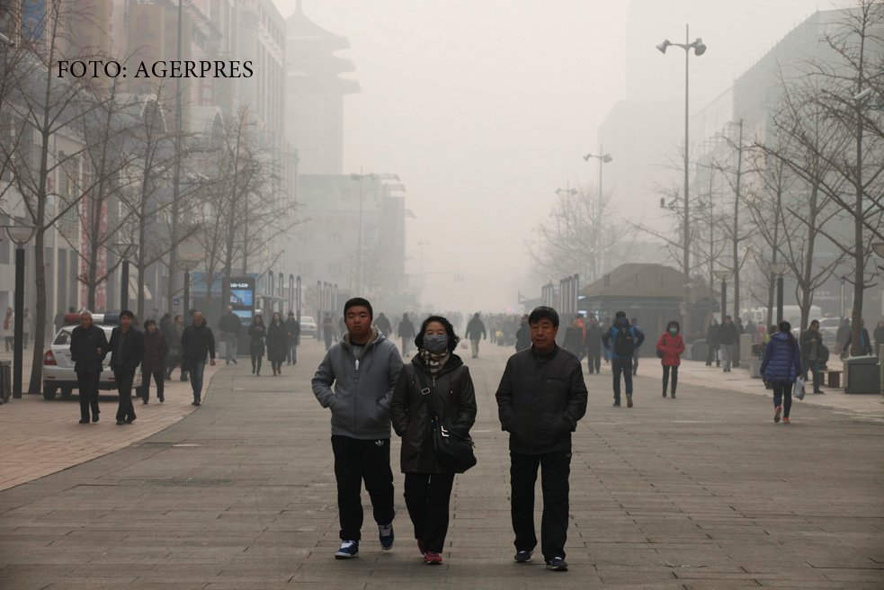 poluare extrema in Beijing