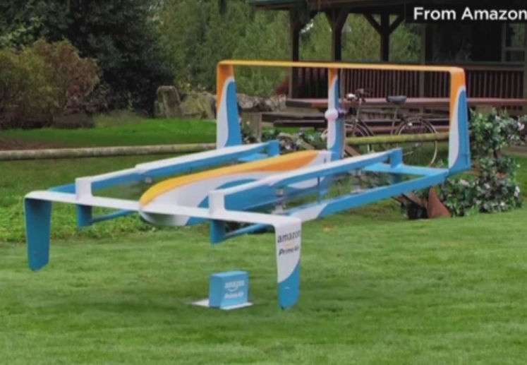 Drona de la Amazon care livreaza coletele in mai putin de o ora. Cele mai bune glume pe seama inventiei