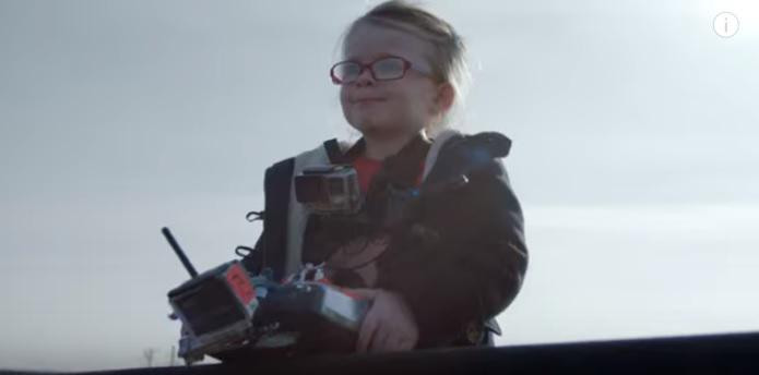 Ce se intampla cand o fetita de 4 ani conduce un camion? Ideea inedita a unei reclame: VIDEO