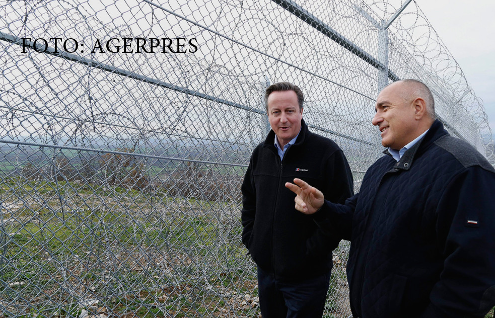 Bulgaria, data ca exemplu in criza refugiatilor. Ce au discutat David Cameron si Boiko Borisov