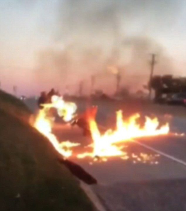 Le-a dat foc celor doi colegi ai sai, pe autostrada. Ce s-a intamplat intre cei trei