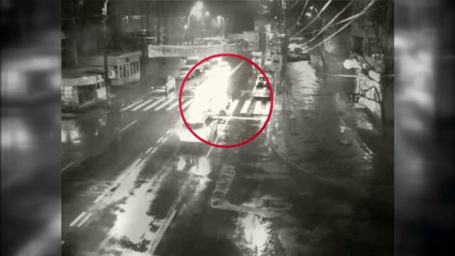 Accident FILMAT in Braila. Un barbat a fost luat pe capota de un sofer neatent, pe trecerea de pietoni